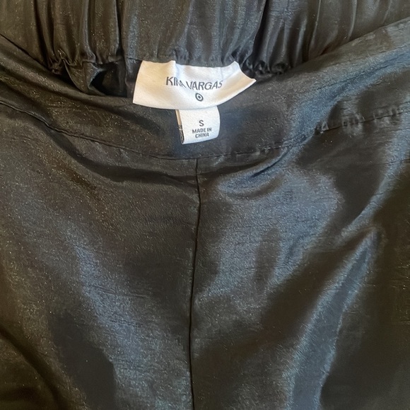 NWT Kika Vargas x Target Scalloped Edge Pocket Tapered Leg Black Pants - Picture 8 of 8